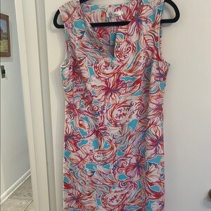 Aryeh Sheath Dress Tropical Print